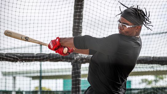 After breakout season in 2021, Fraizer out to prove he's 'best on the field' taken in Bradenton, Fla. (Pirates)